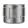 Portable Cup with Foldable Handle for Outdoor Camping Hiking
